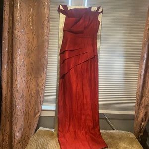 Red- Black Halo Eve Gown